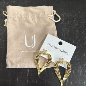 Uncommon James Statement Heart Earrings